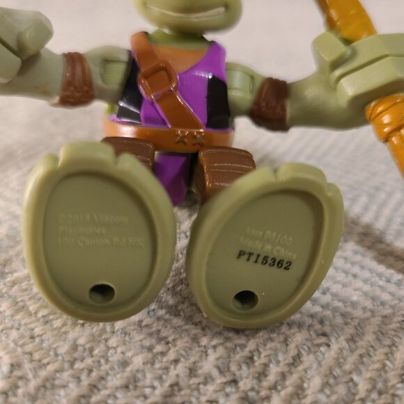 2015 TMNT Donatello figurine toy half shell heroes - Picture 5 of 6
